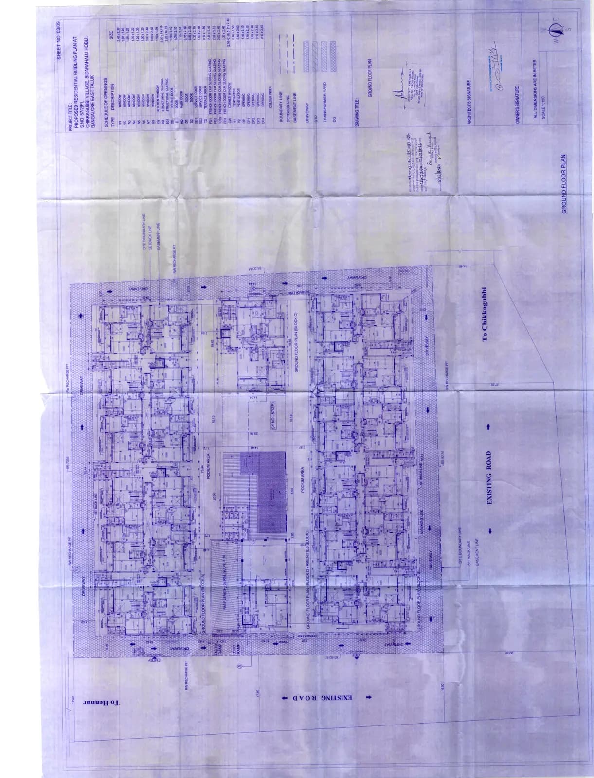 Radiance Floresta: Ground Floor Plan.pdf (filed with Karnataka RERA)