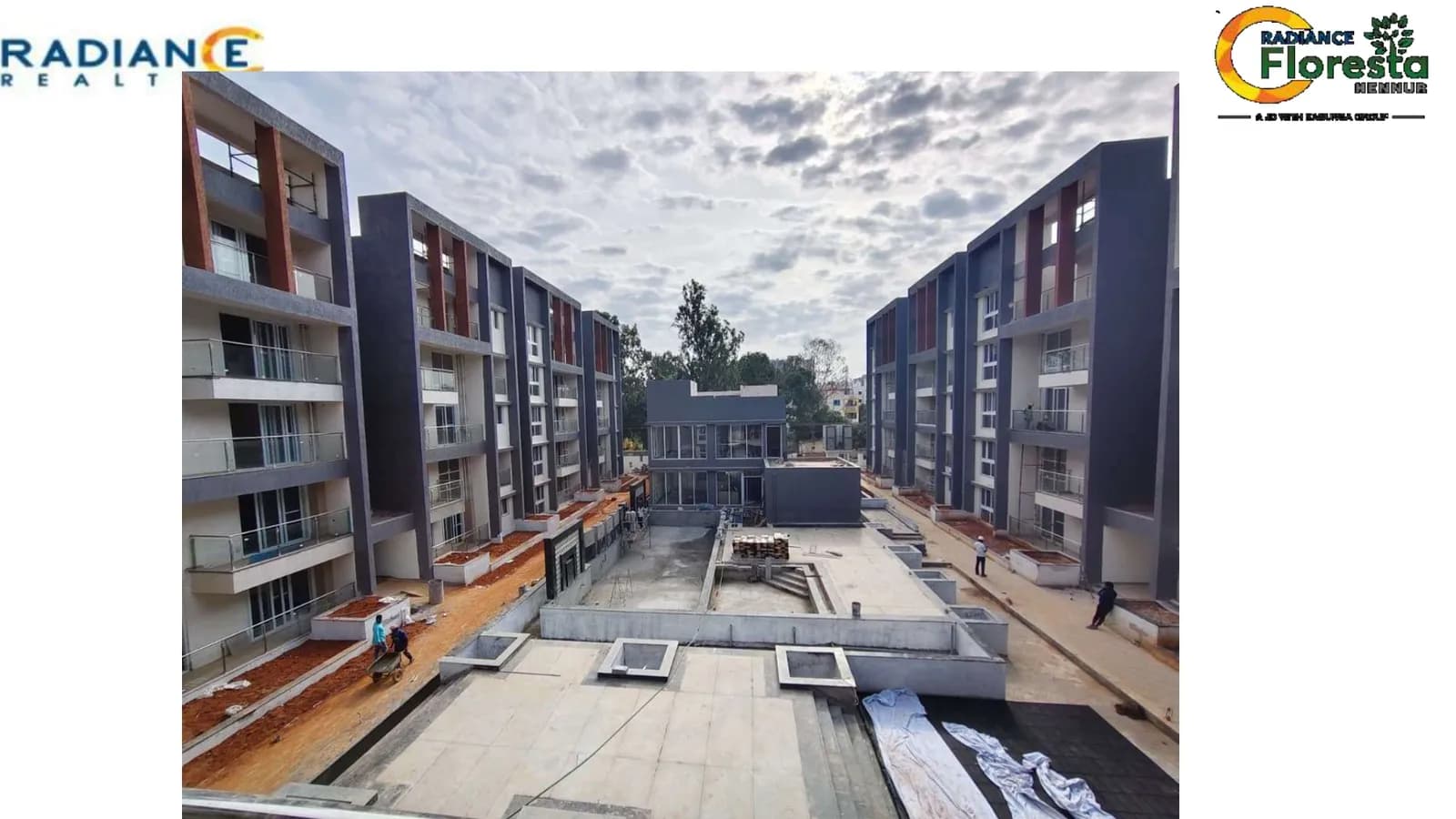 Radiance Floresta: Site photo filed with Karnataka RERA