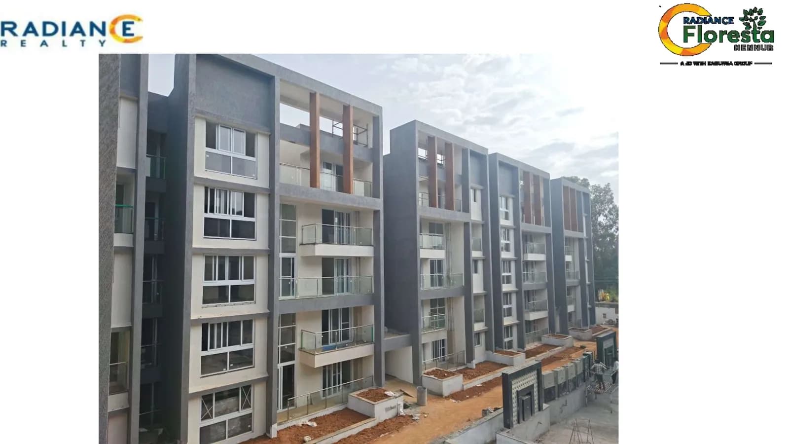 Radiance Floresta: Site photo filed with Karnataka RERA