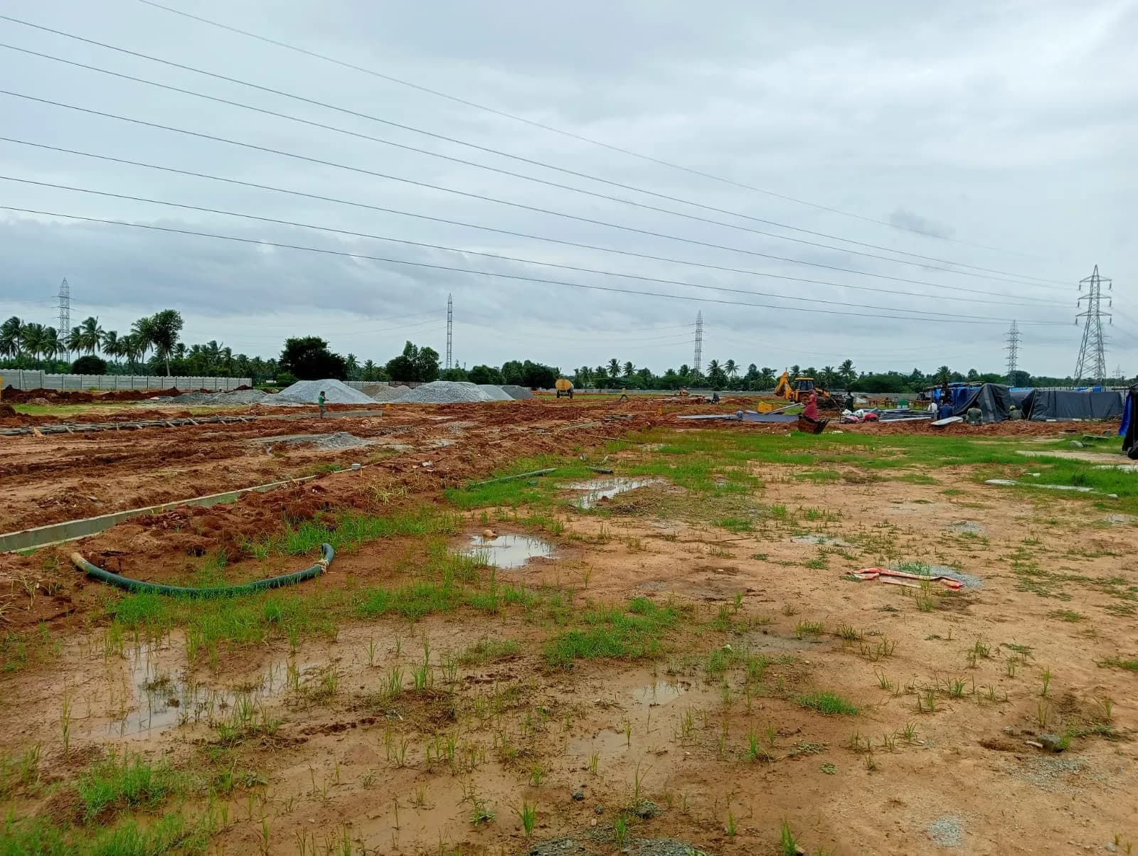 V R Royal Homes: Site photo filed with Karnataka RERA
