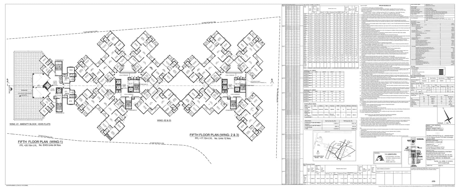 Bren Imperia Grande: 8 Floor Plans part 2, page 1 (filed with Karnataka RERA)