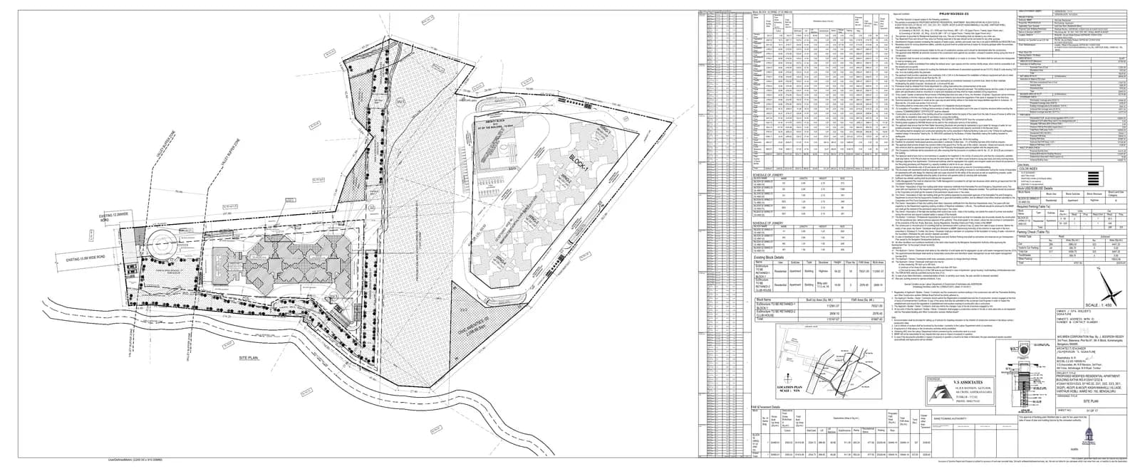 Bren Imperia Grande: Approved Layout Plan (filed with Karnataka RERA)