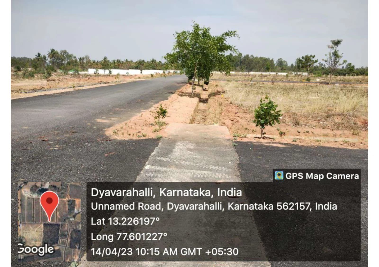 Green Field Gardens Extension - 4 And 5a: Site photo filed with Karnataka RERA
