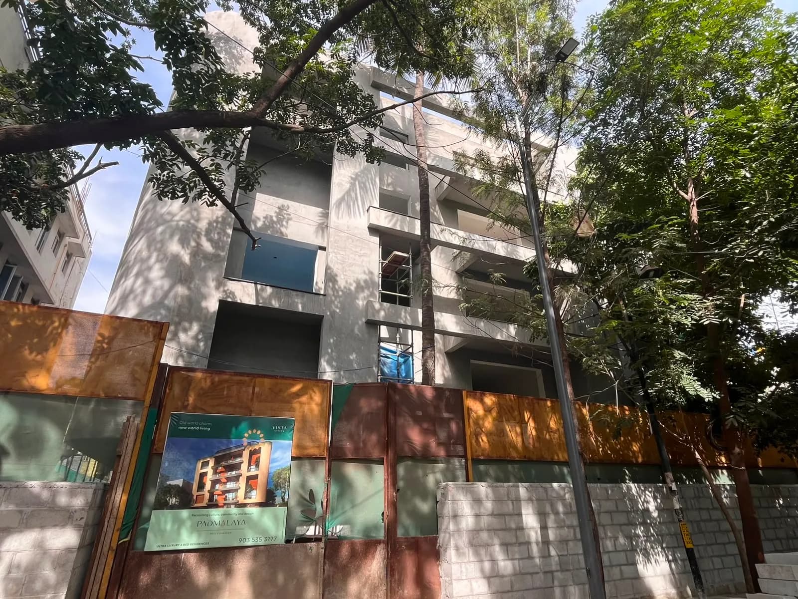 Vista Padmalaya: Site photo filed with Karnataka RERA