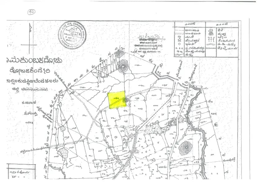 SBR Global Queens Ville: 8 Demarcation in Village Map (filed with Karnataka RERA)