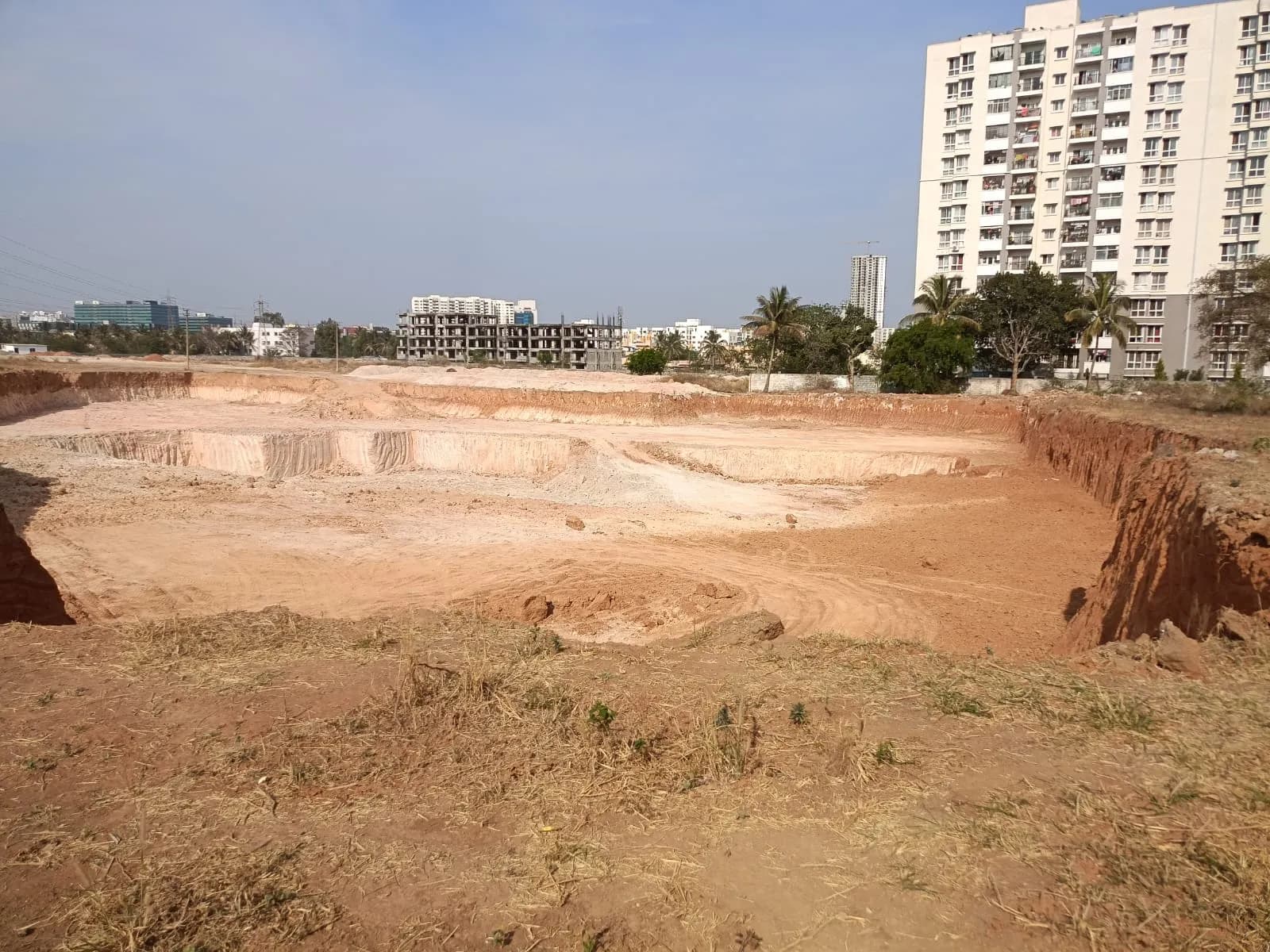 Ayatana Residences E-City: Site photo filed with Karnataka RERA