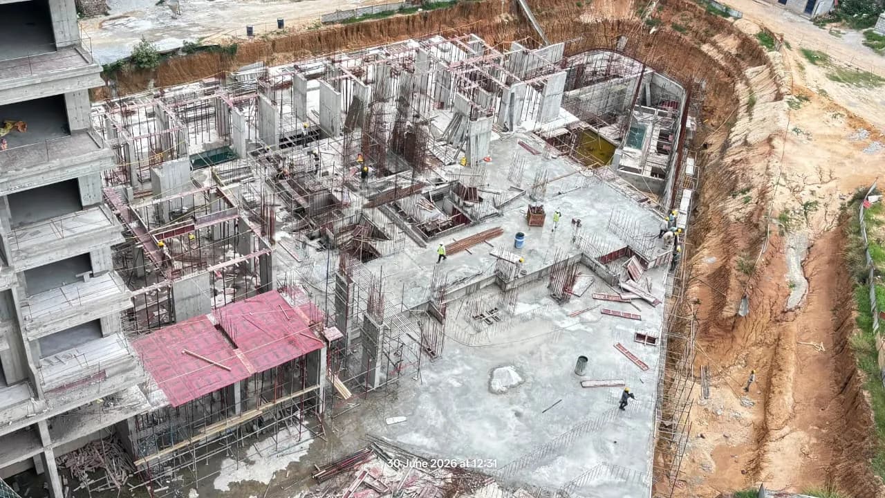 Vaswani Starlight: Site photo filed with Karnataka RERA