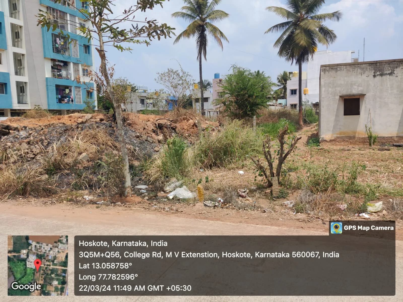 JP Lavender: Site photo filed with Karnataka RERA