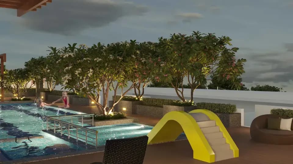 MSR Passion Square: Rooftop infinity pool area (artist’s impression)