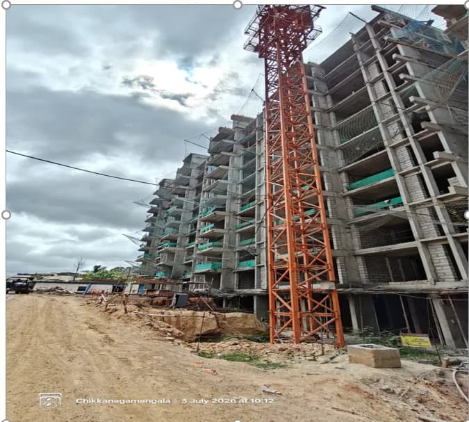Casagrand Vivacity: Site photo filed with Karnataka RERA