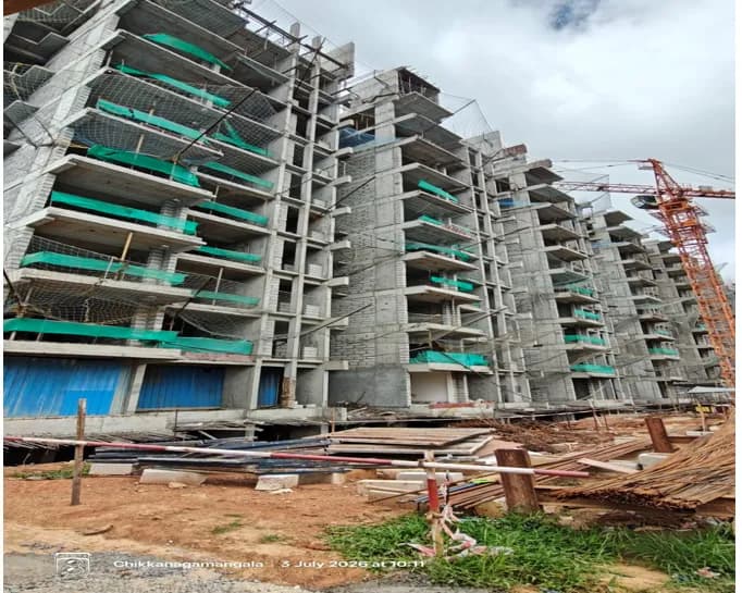 Casagrand Vivacity: Site photo filed with Karnataka RERA