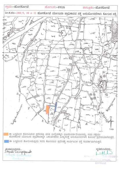 JP Lavender: 3 VILLAGE MAP Demarcation (filed with Karnataka RERA)