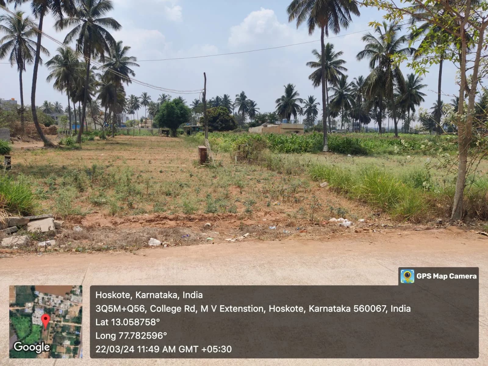 JP Lavender: Site photo filed with Karnataka RERA