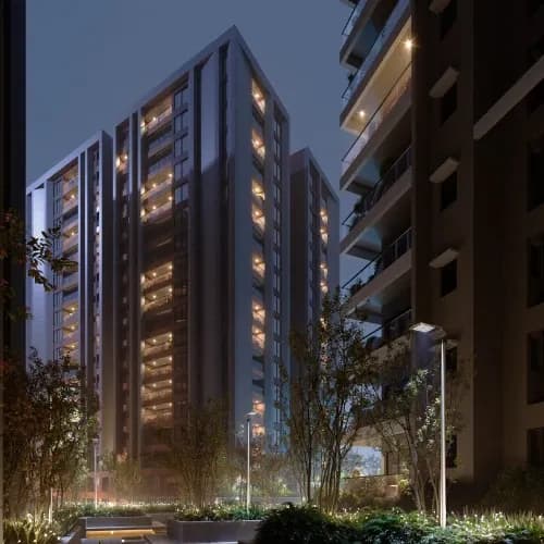 Sobha Infinia: Night Elevation - SOBHA Infinia (artist’s impression)