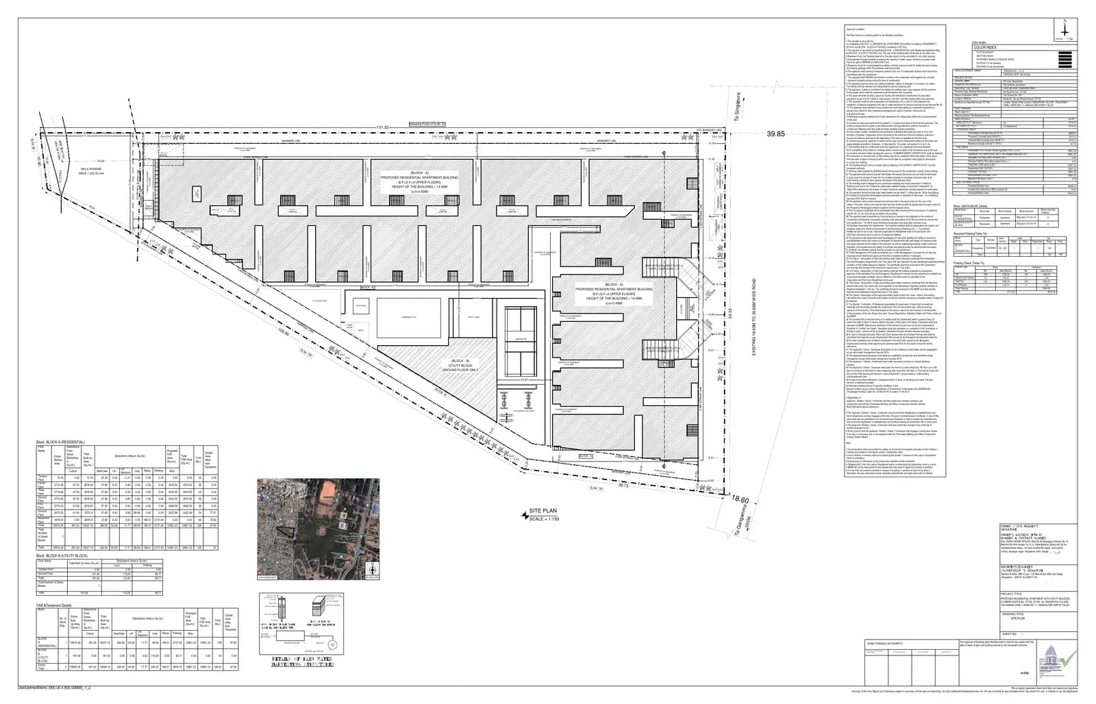 Dhara Nakshthra: Approved Layout Plan (filed with Karnataka RERA)