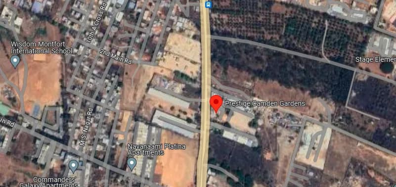 Prestige Camden Gardens: Site photo filed with Karnataka RERA