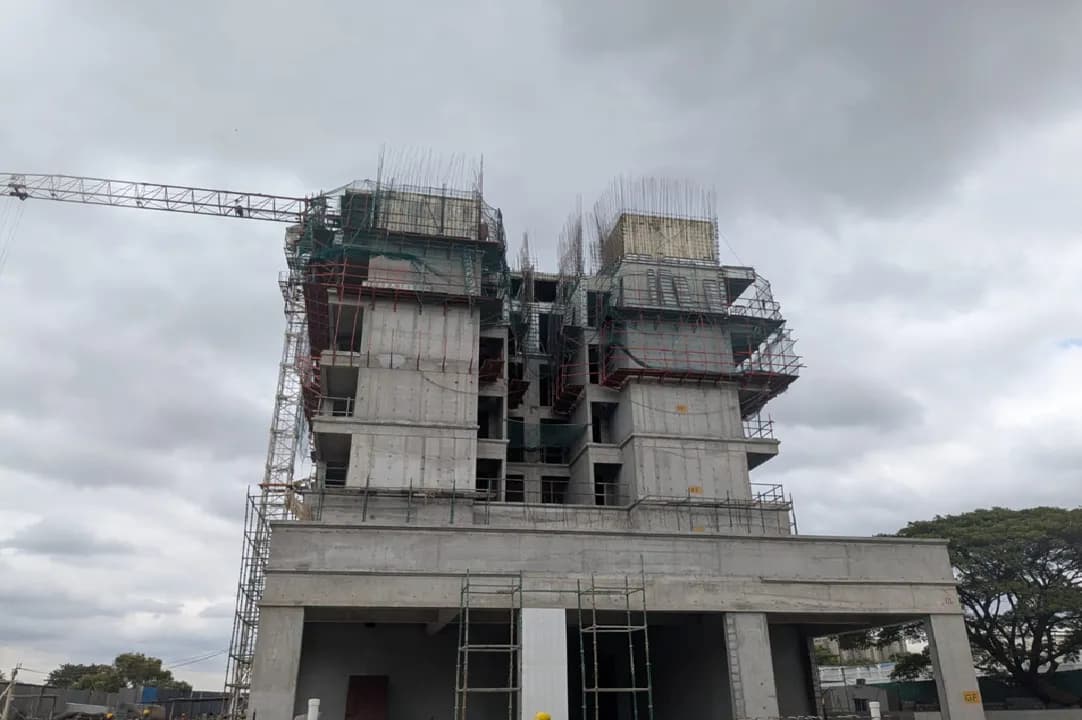Prestige Camden Gardens: Site photo filed with Karnataka RERA