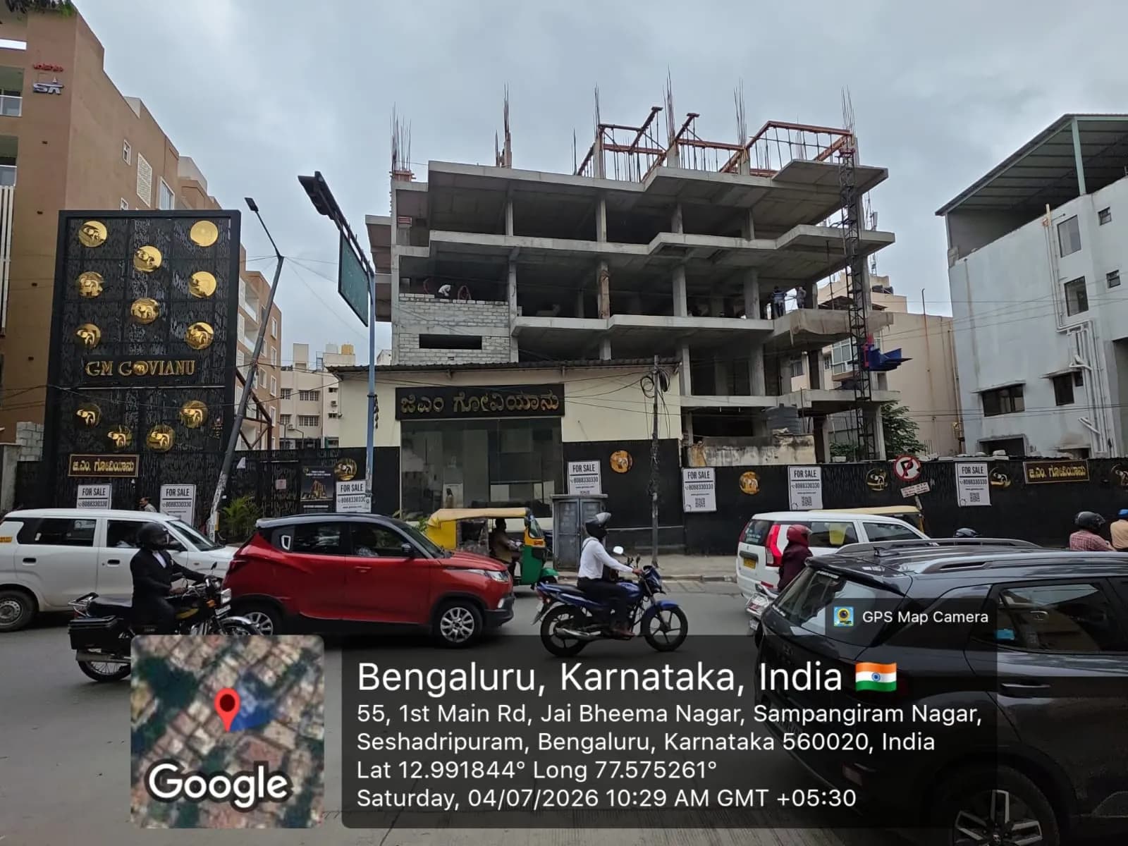 GM Govianu: Site photo filed with Karnataka RERA