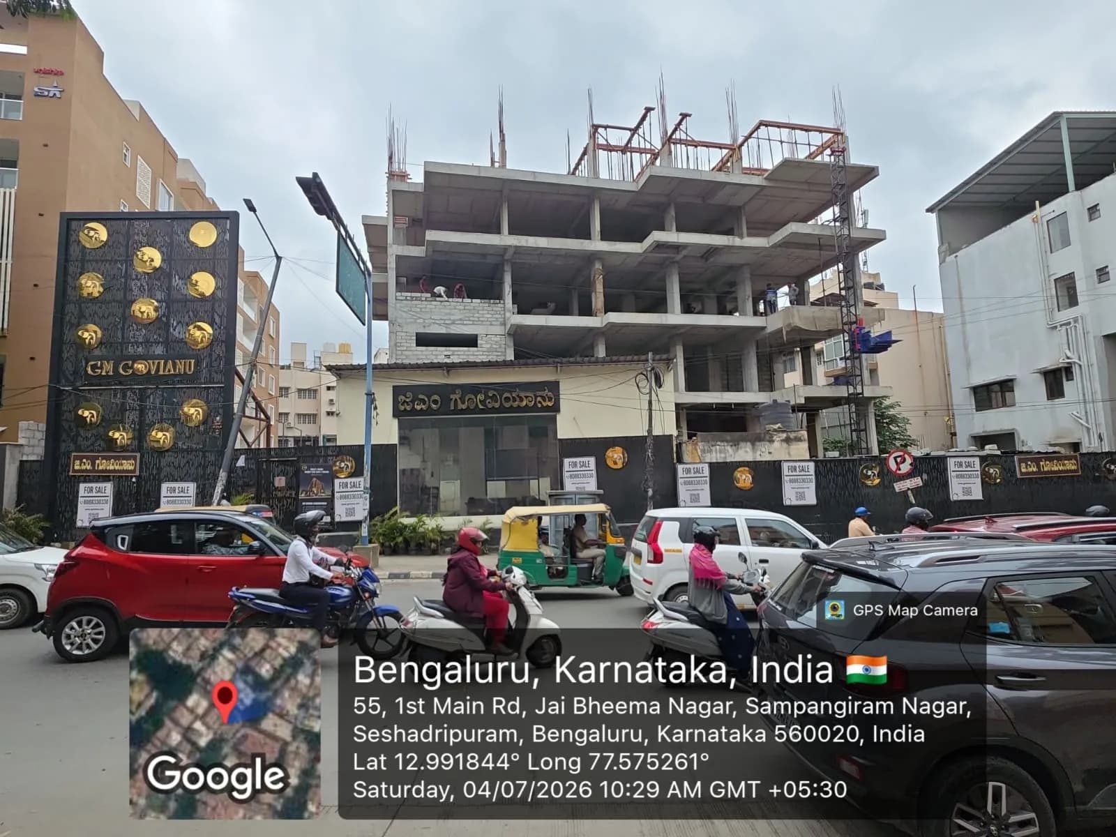 GM Govianu: Site photo filed with Karnataka RERA