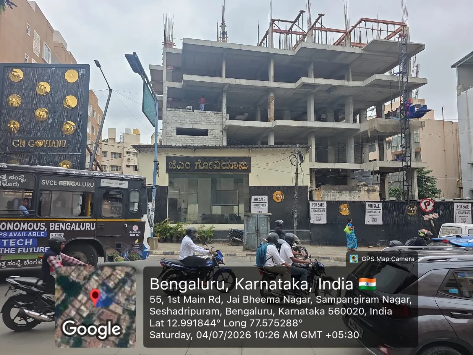 GM Govianu: Site photo filed with Karnataka RERA