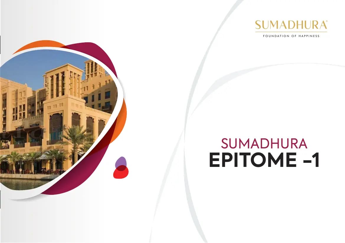 Sumadhura Epitome-I: Brochure, page 1 (filed with Karnataka RERA)