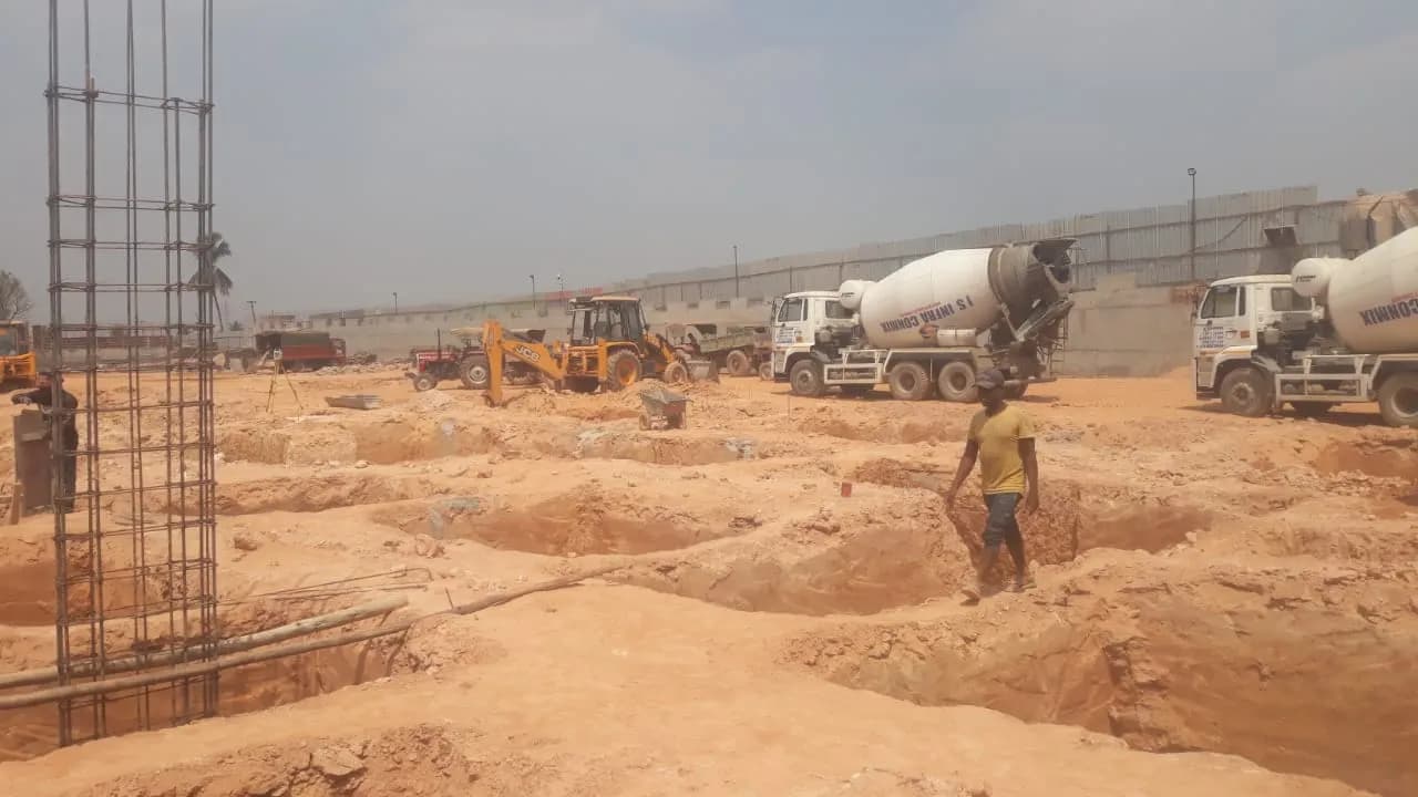 Sanjeevini Aarna: Site photo filed with Karnataka RERA