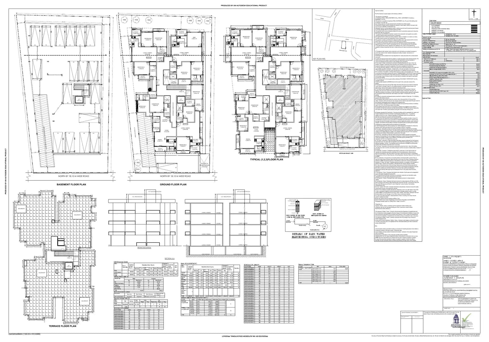 Song Of Wind: Building Plan (filed with Karnataka RERA)
