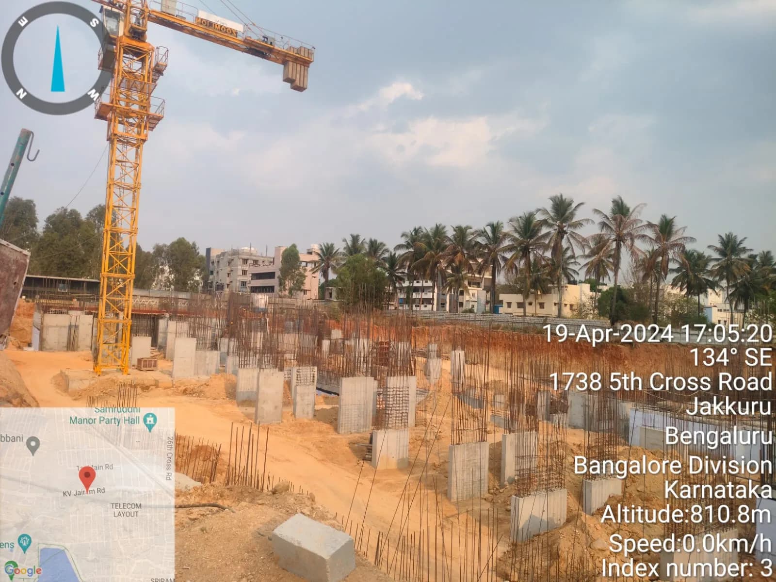 Assetz Soho & Sky: Site photo filed with Karnataka RERA