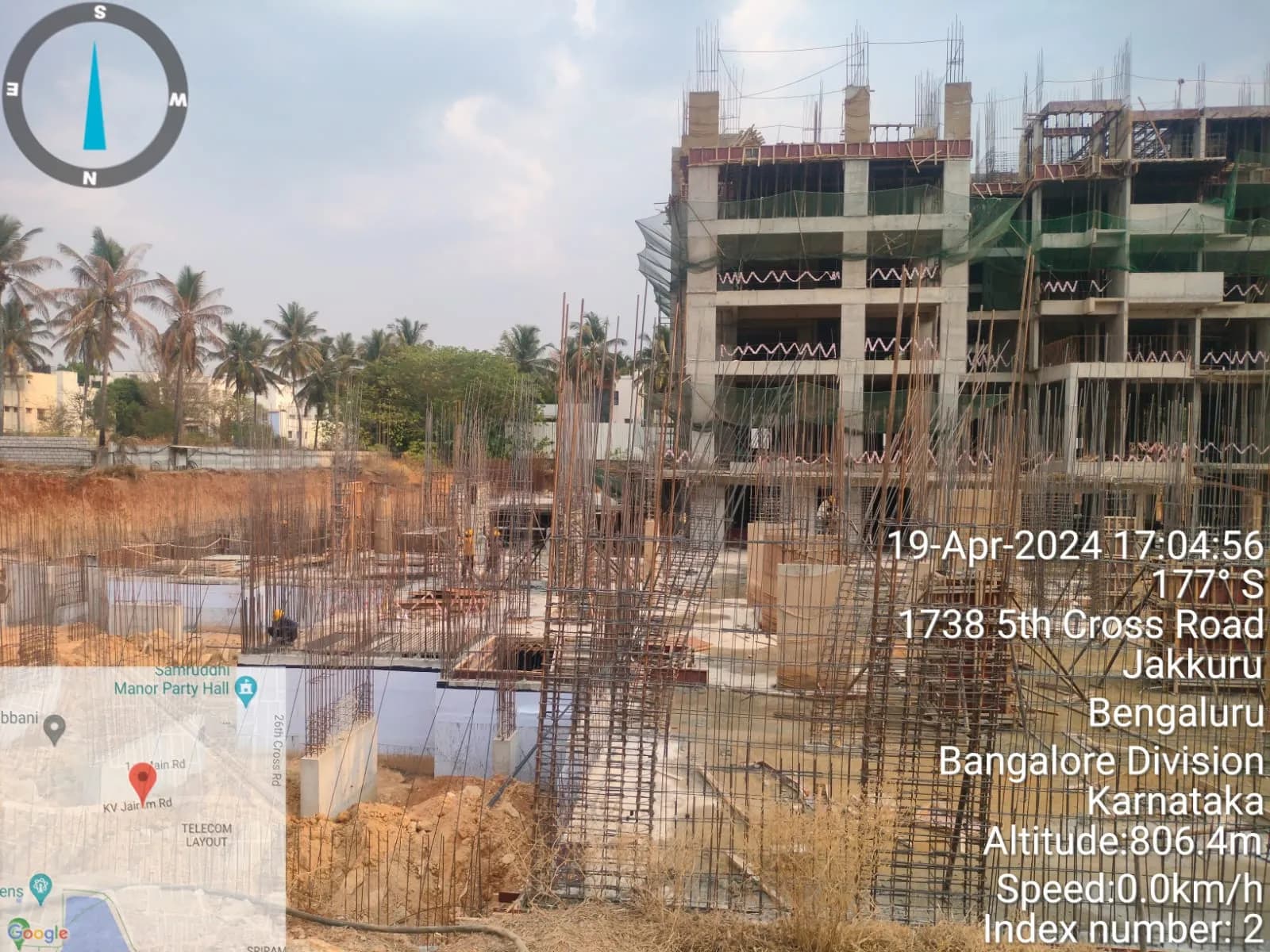 Assetz Soho & Sky: Site photo filed with Karnataka RERA