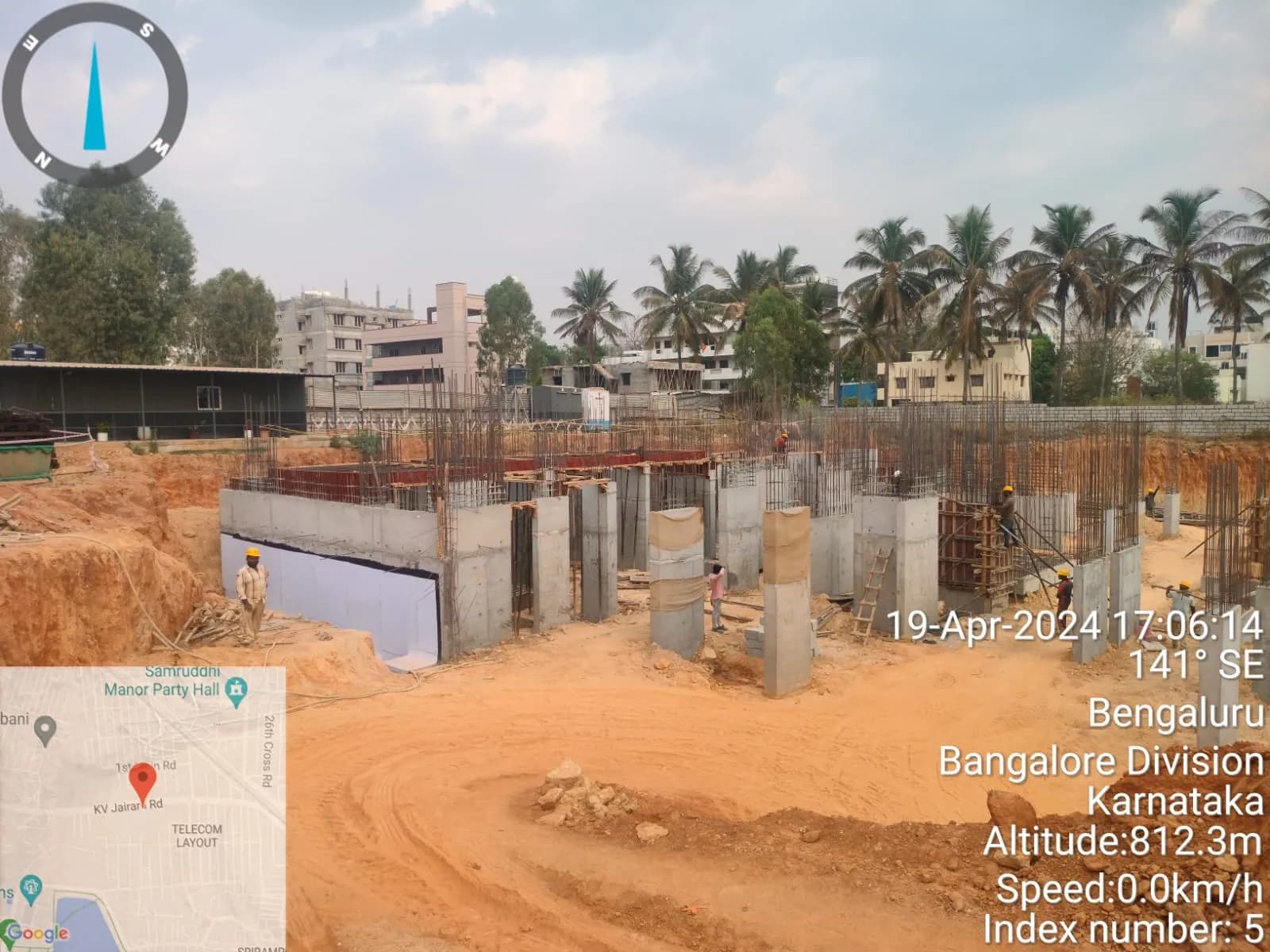 Assetz Soho & Sky: Site photo filed with Karnataka RERA