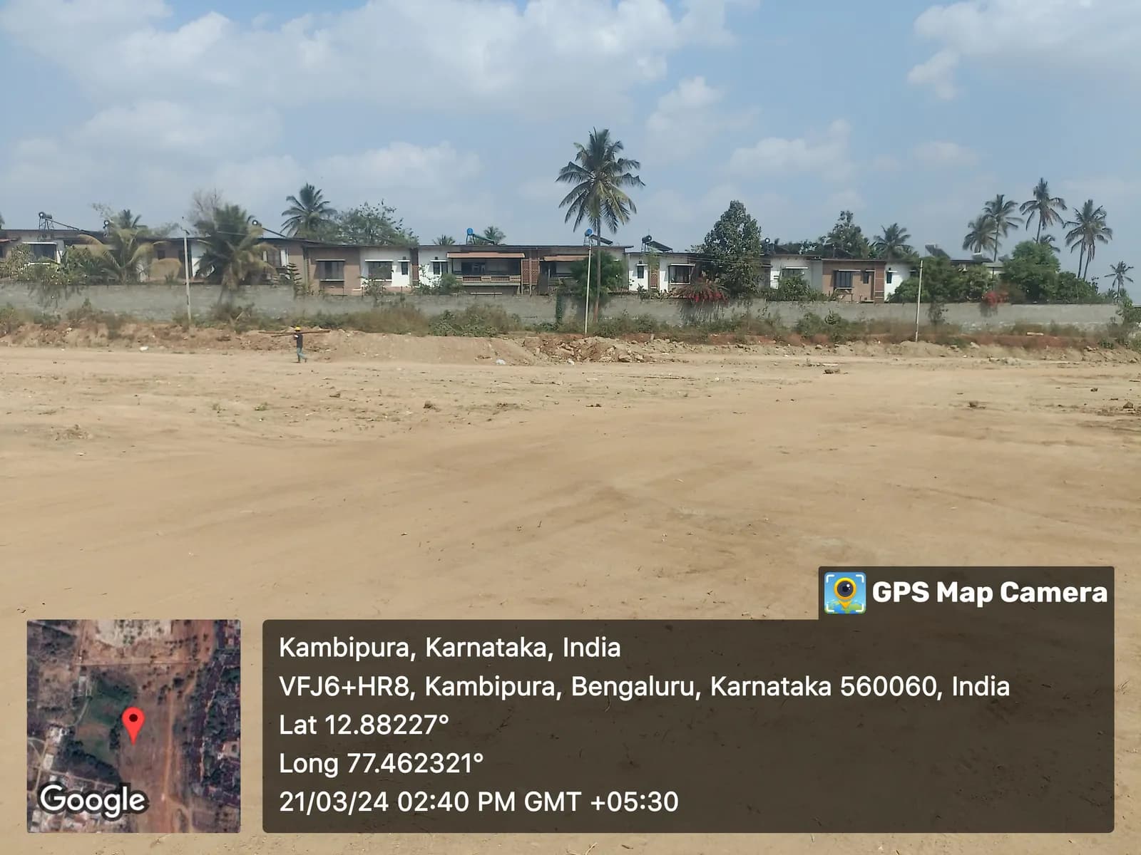 Good Earth Ochre: Site photo filed with Karnataka RERA