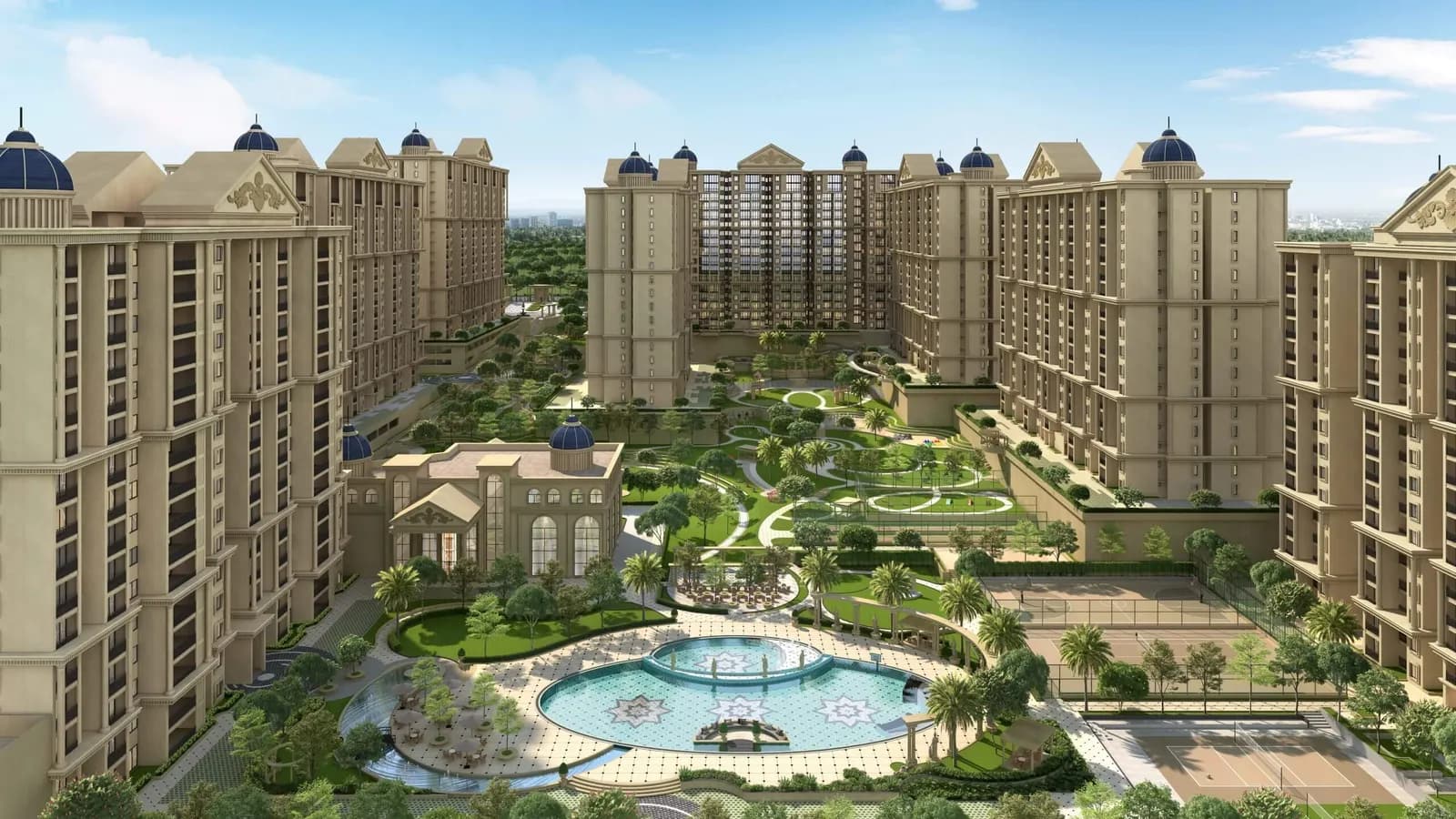 Casagrand Casablanca: Podium level outdoor amenities (artist’s impression)
