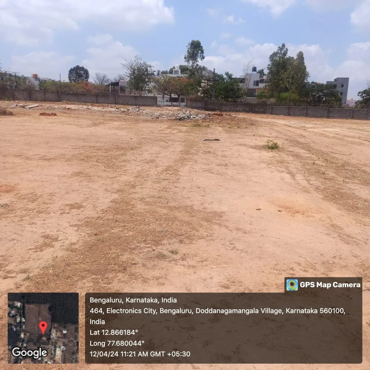 Aquatownn: Site photo filed with Karnataka RERA
