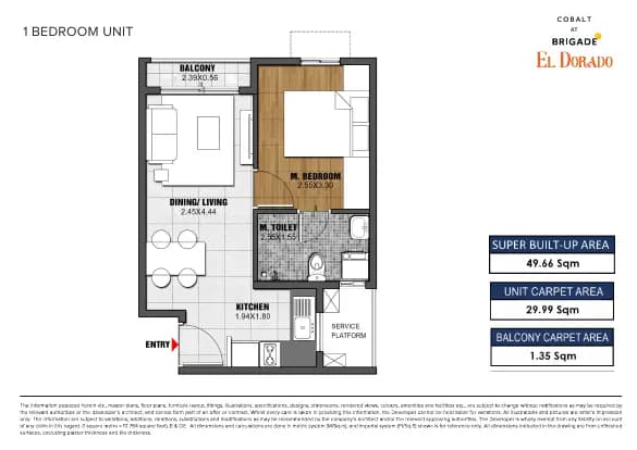 Cobalt at Brigade El Dorado: Brochure, page 2 (filed with Karnataka RERA)