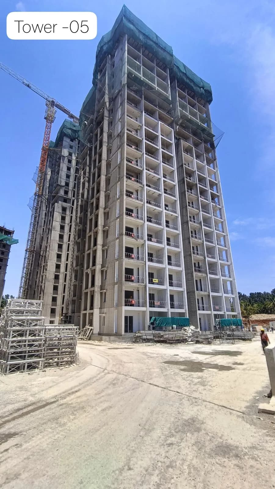 DSR The Address: Site photo filed with Karnataka RERA