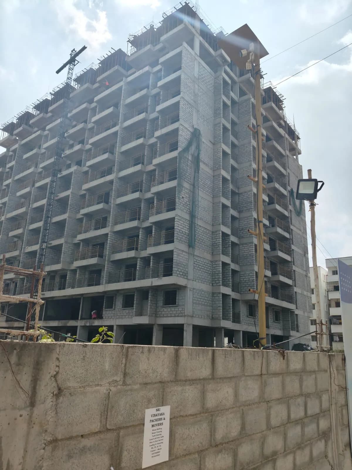 Saranya Signature: Site photo filed with Karnataka RERA