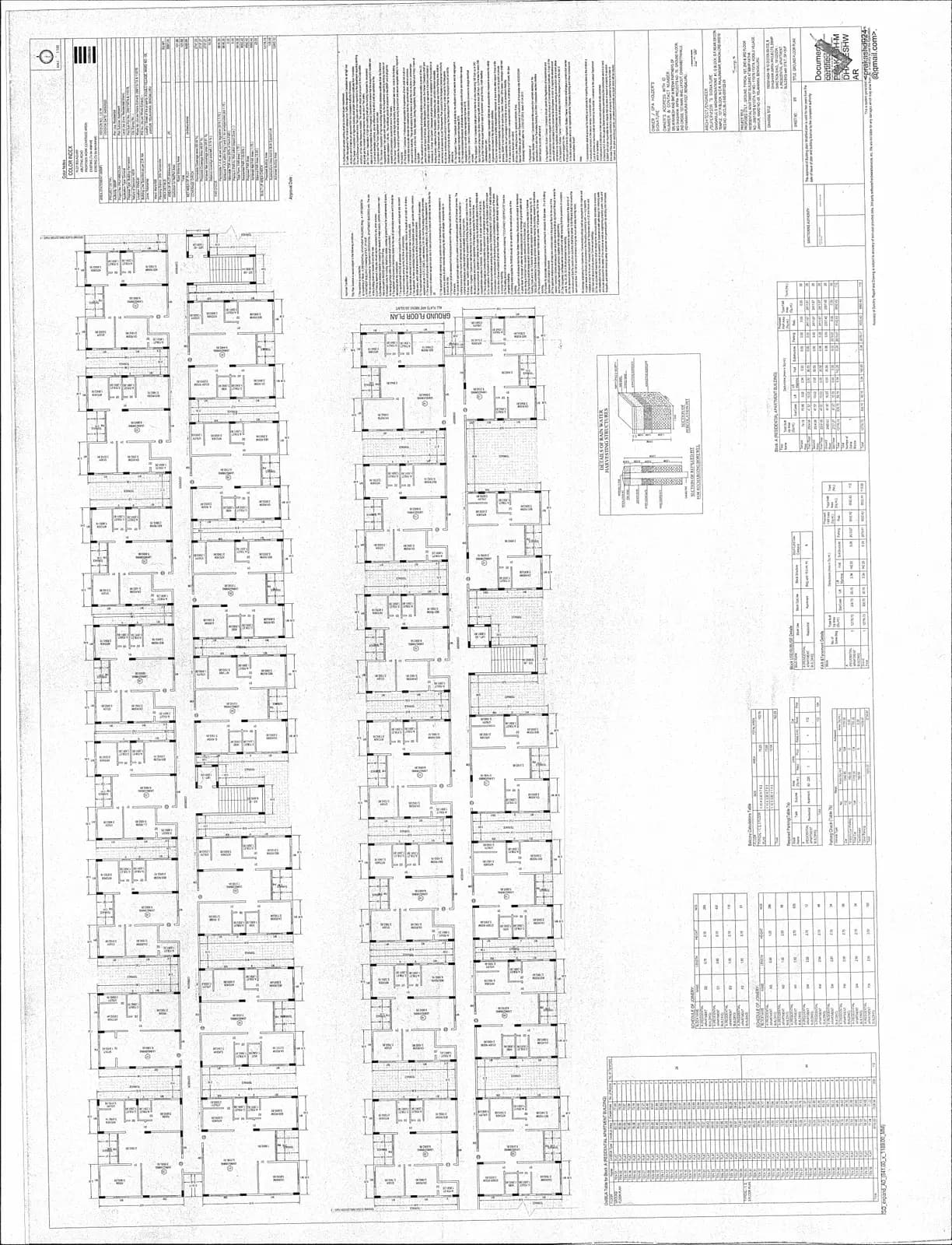 Shashank Akshaya: Approved Layout Plan (filed with Karnataka RERA)