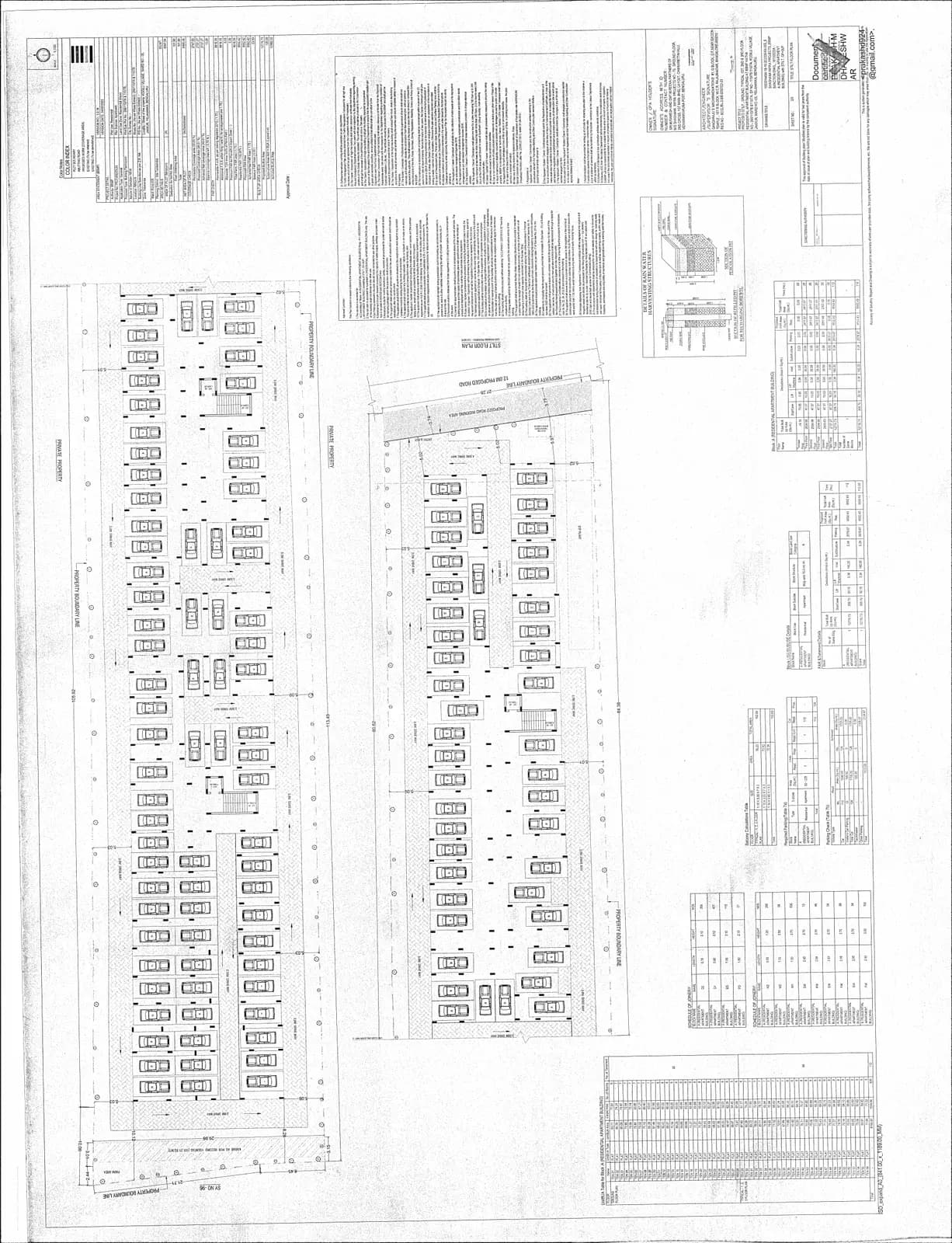 Shashank Akshaya: 9 Stilt Floor Plan (filed with Karnataka RERA)