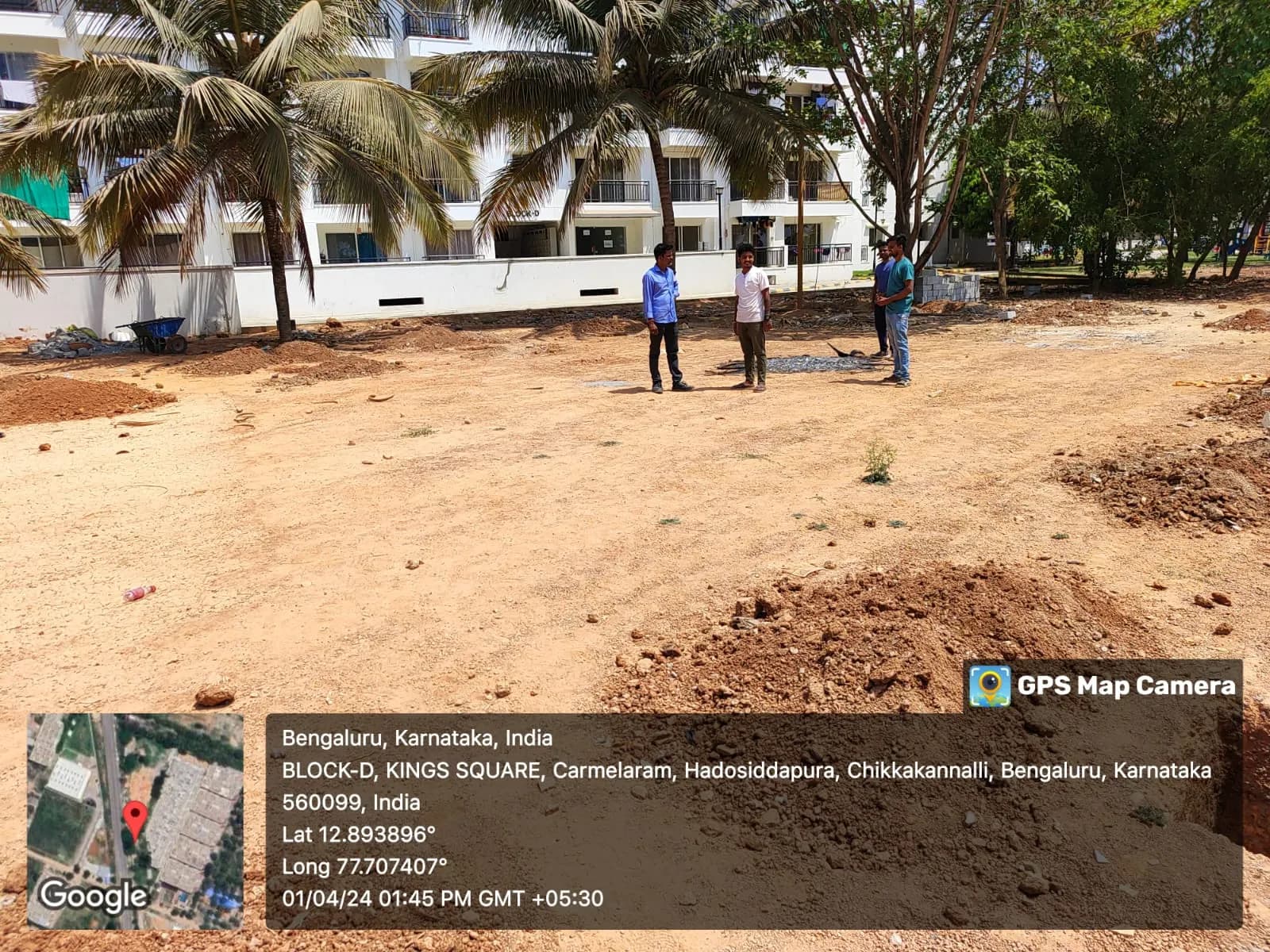 Suvastu Kings Square Phase II: Site photo filed with Karnataka RERA