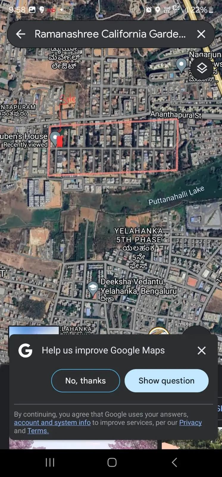 The Abode: Location Demarcation.jpeg (filed with Karnataka RERA)