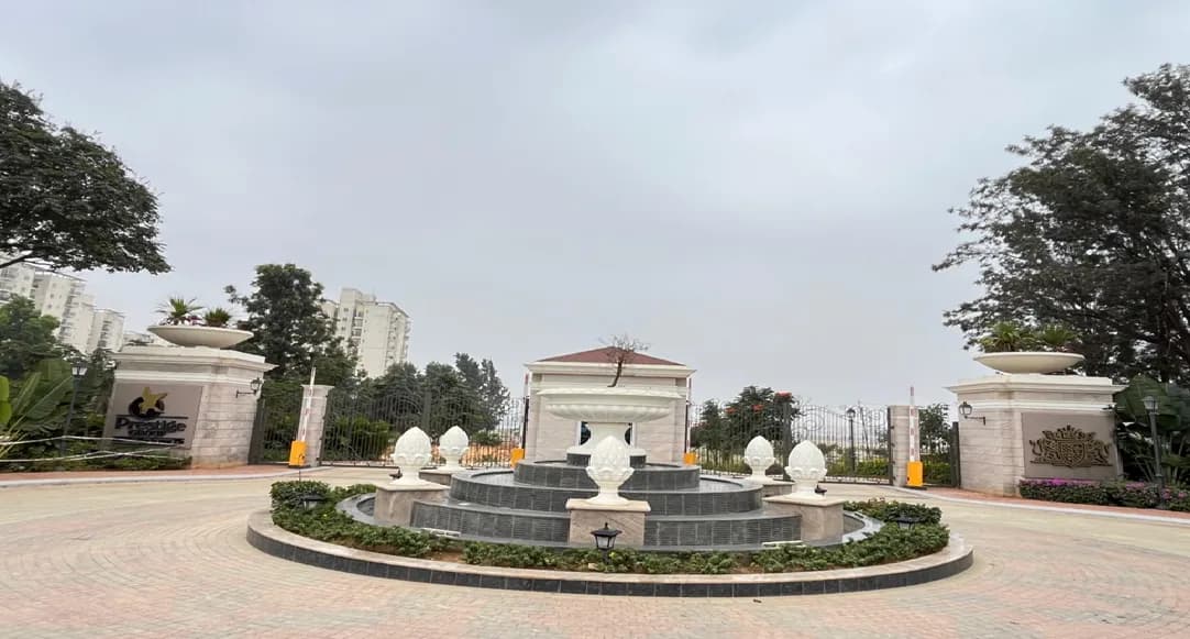Prestige King's County: Site photo filed with Karnataka RERA