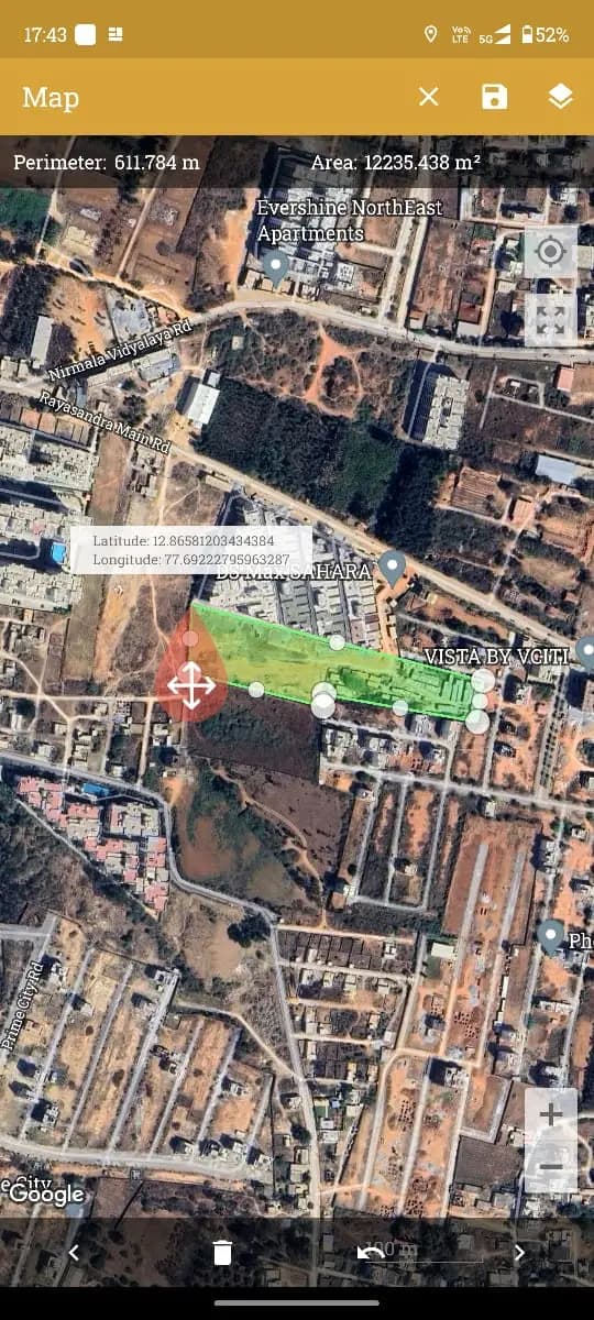 DS Max Sahara Grand: Location Demarcation.jpeg (filed with Karnataka RERA)