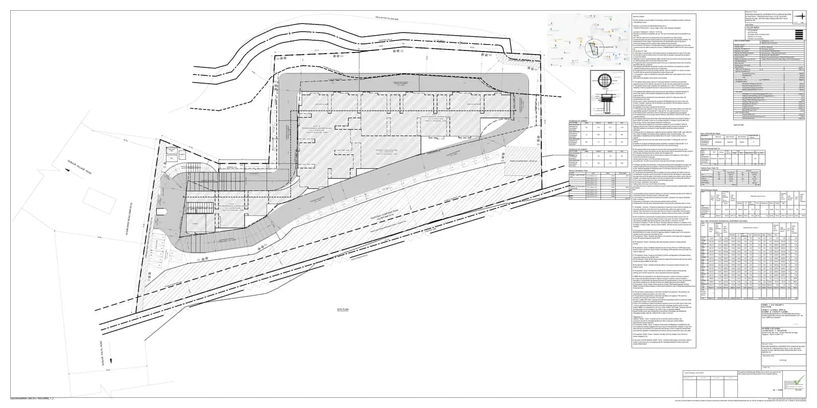 Mohan Tritone: Existing Layout Plan (filed with Karnataka RERA)