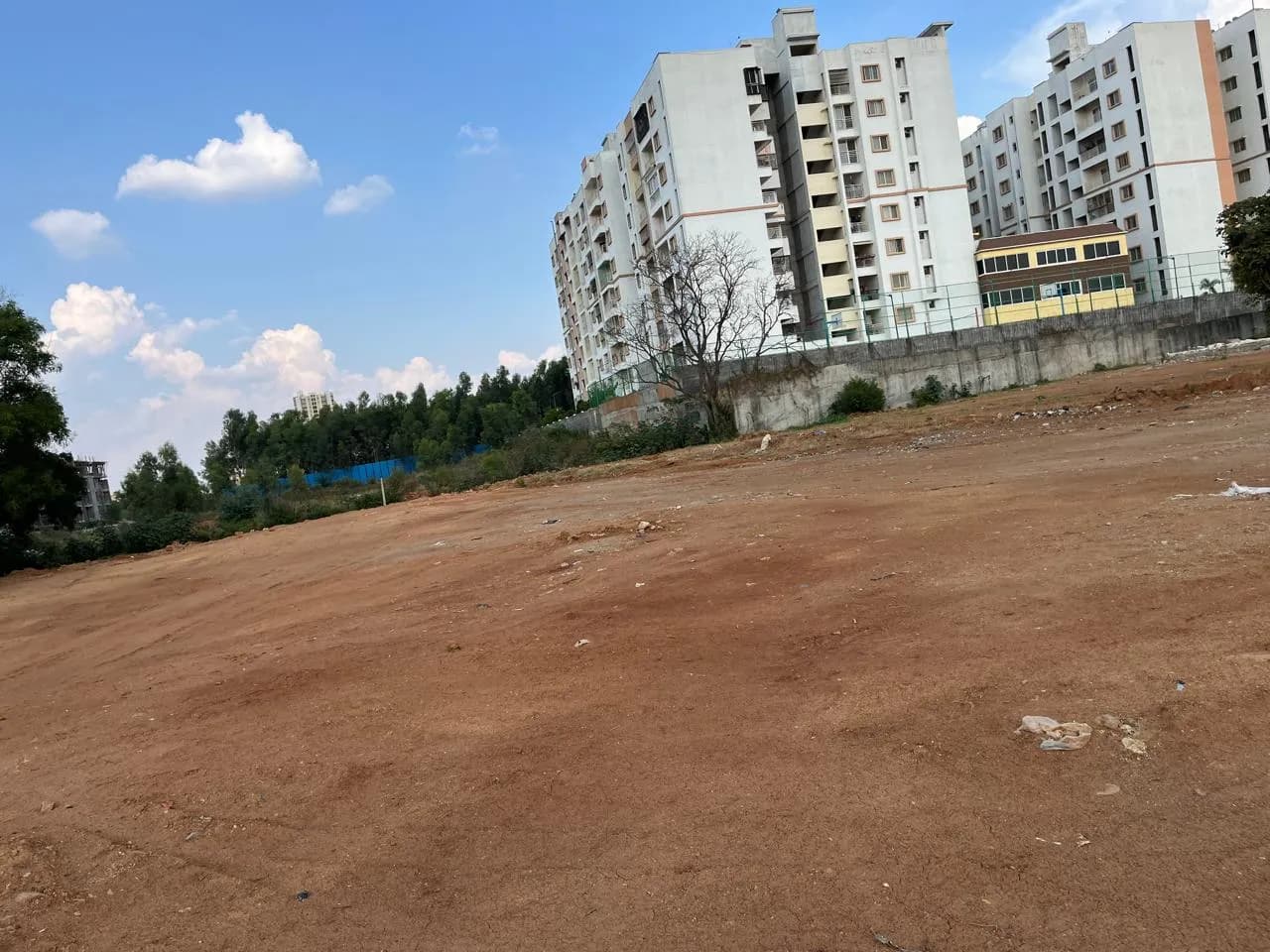 Mohan Tritone: Site photo filed with Karnataka RERA
