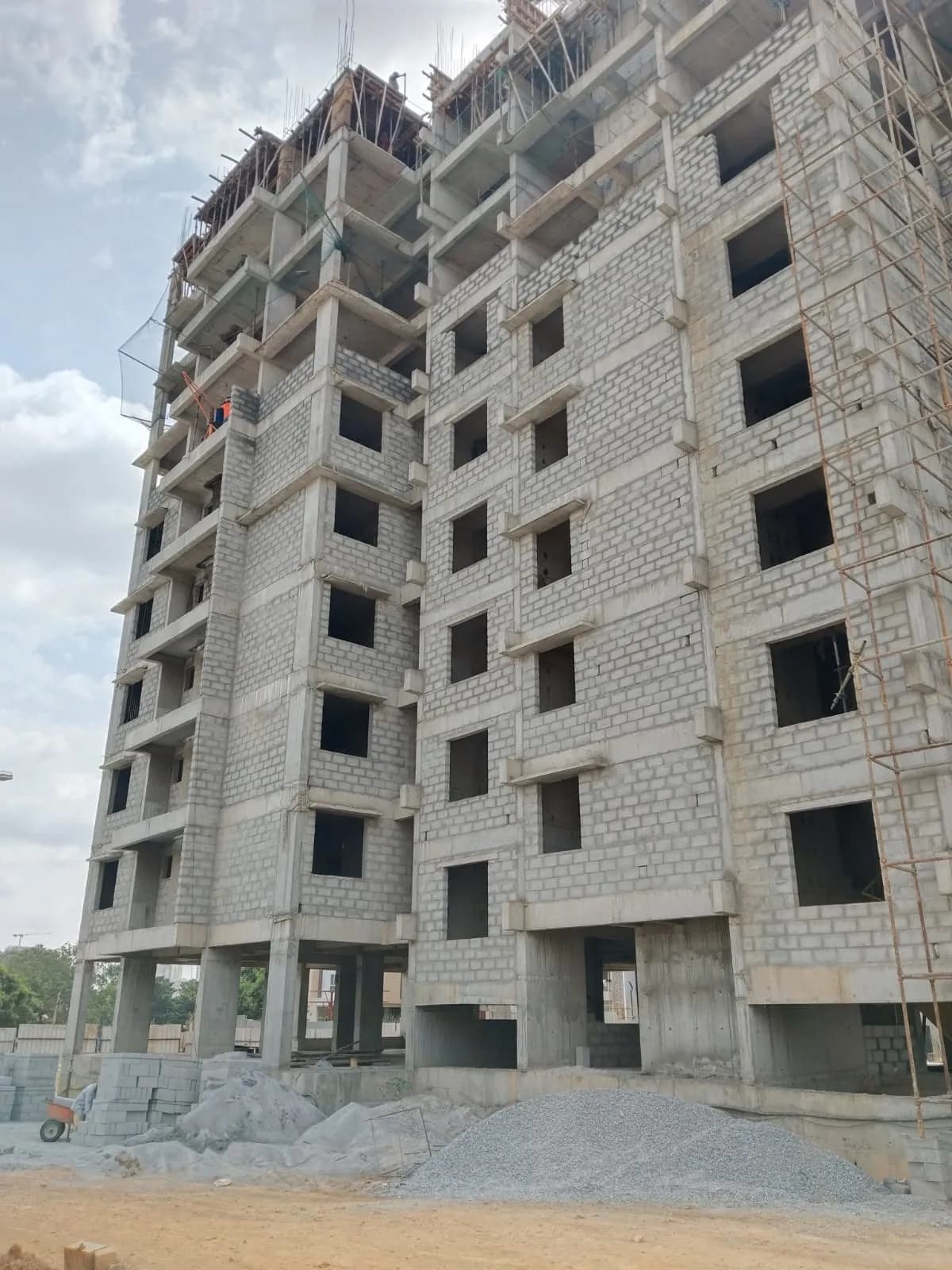 Mohan Tritone: Site photo filed with Karnataka RERA