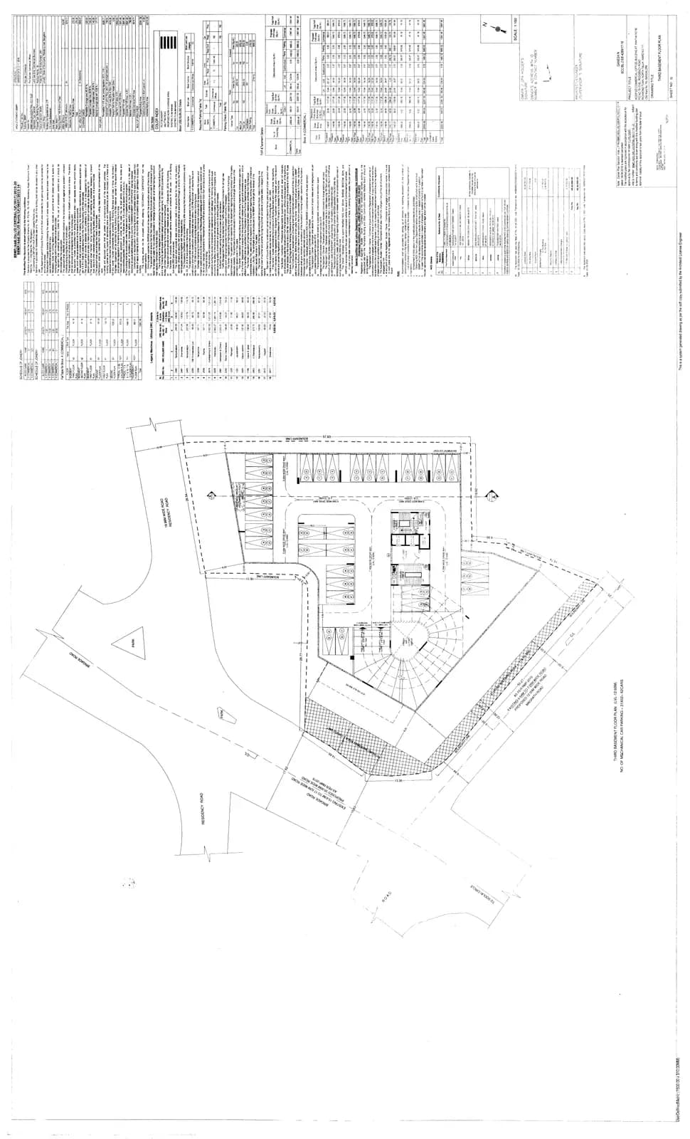 Legacy Maximus: 3rd basement floor plan.pdf (filed with Karnataka RERA)