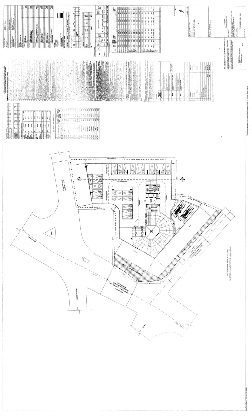 Legacy Maximus: 1st basement floor plan.pdf (filed with Karnataka RERA)