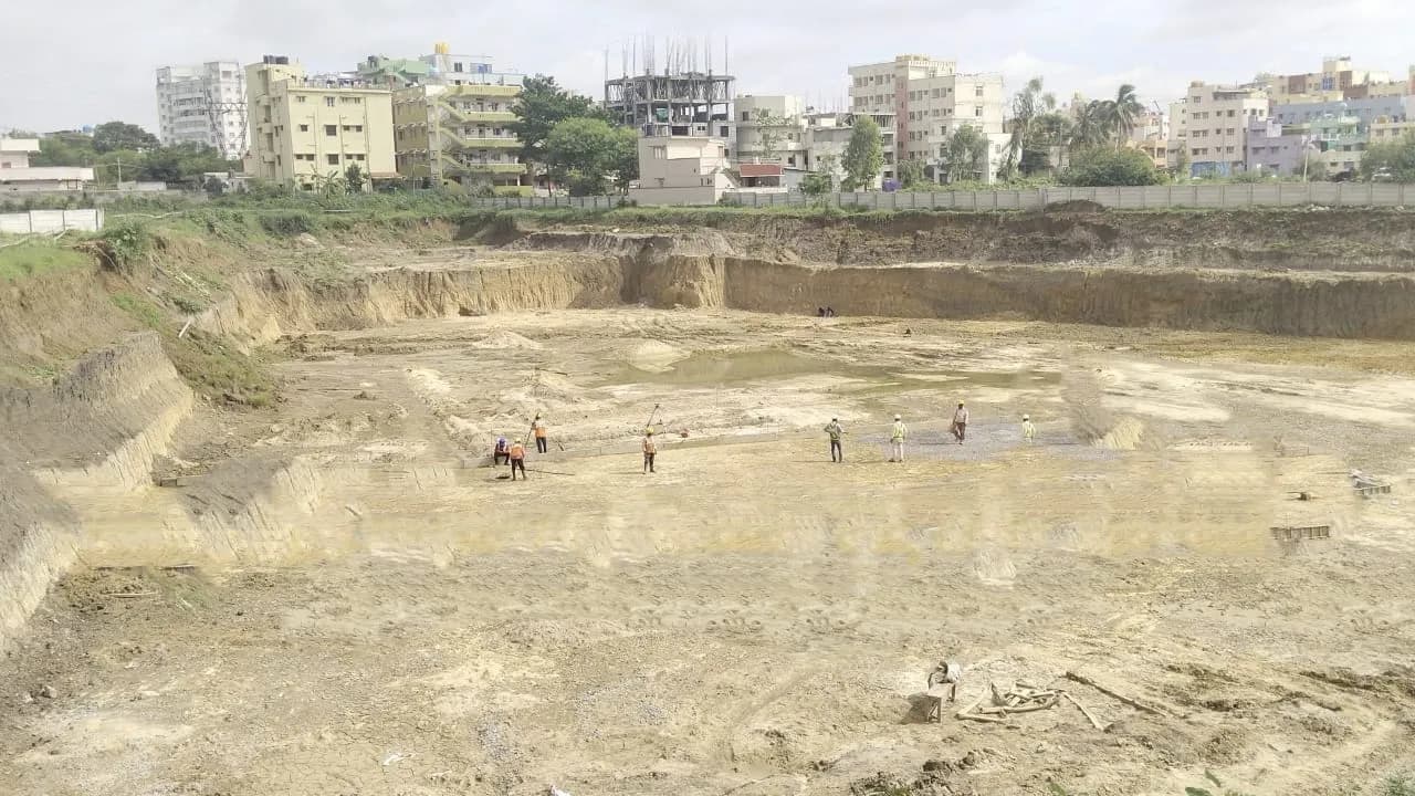 Brillio and Commercial at Brigade Valencia: Site photo filed with Karnataka RERA