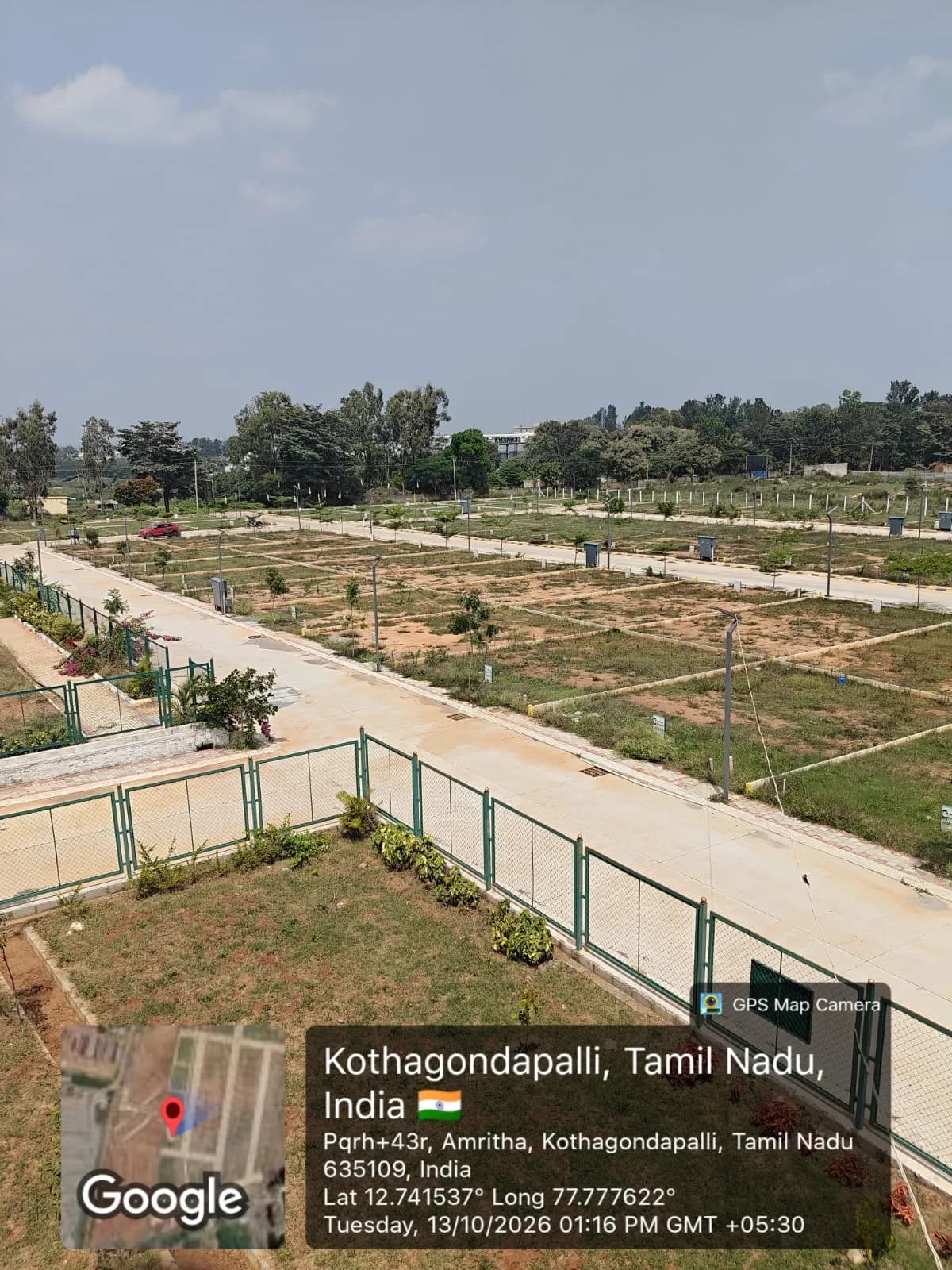 Upkar Habitat: Site photo filed with Karnataka RERA