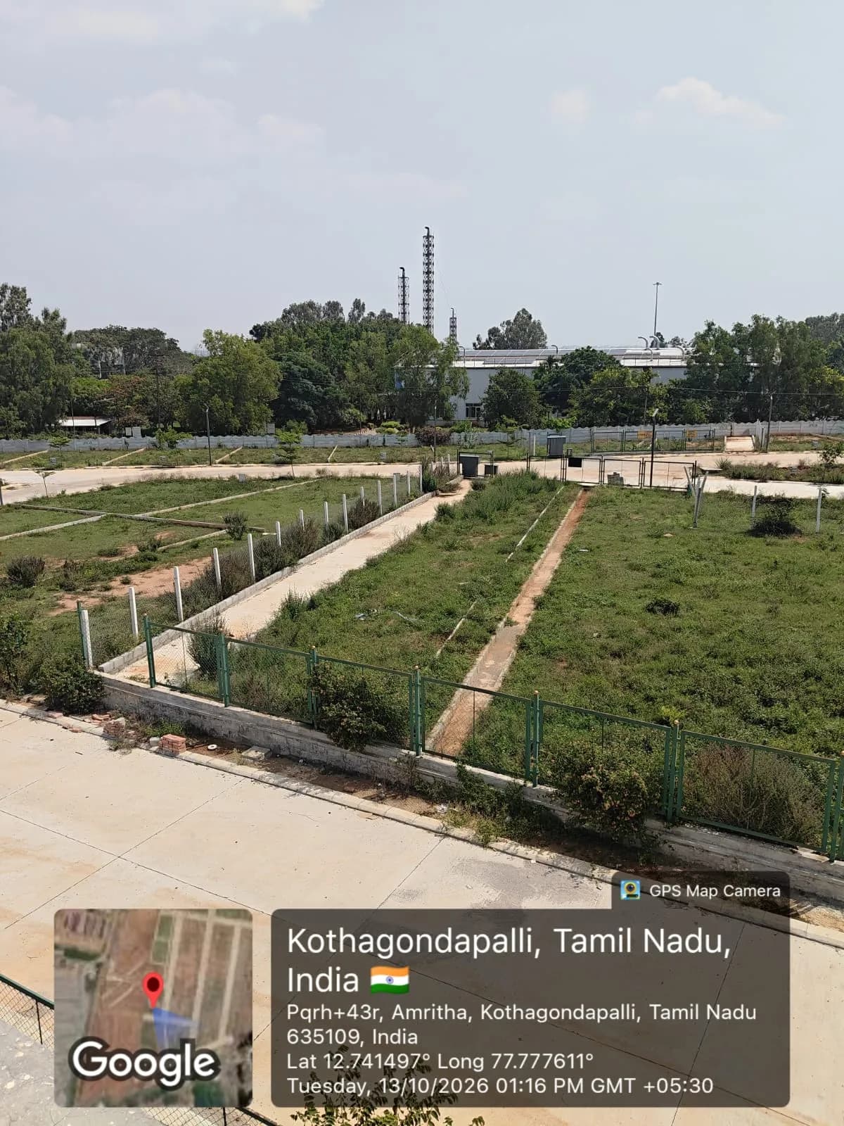 Upkar Habitat: Site photo filed with Karnataka RERA